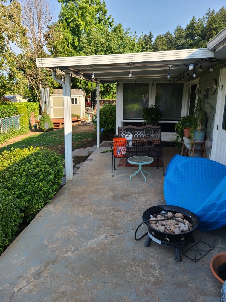 Simple lean-to patio cover — Vancouver, WA