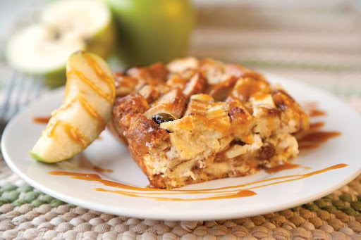 Apple Raisin Strata