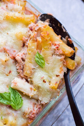 Healthy Baked Ziti