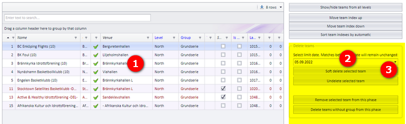 Soft delete with a limit date in PL