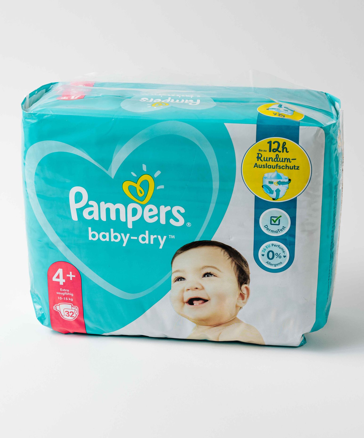 Achat Pampers Baby Dry · couches · Taille 4+ Maxi Plus 10-15kg • Migros