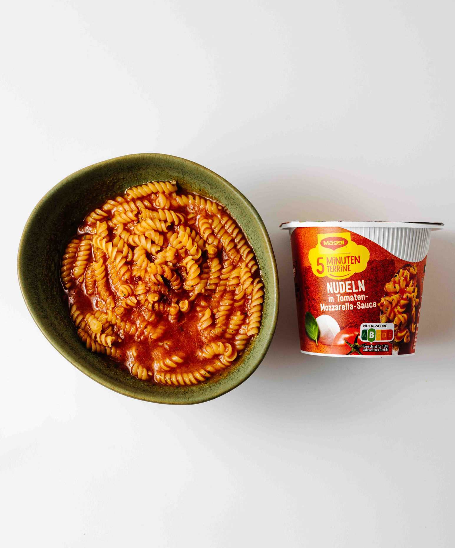 Maggi Pasta with Tomato and Mozzarella