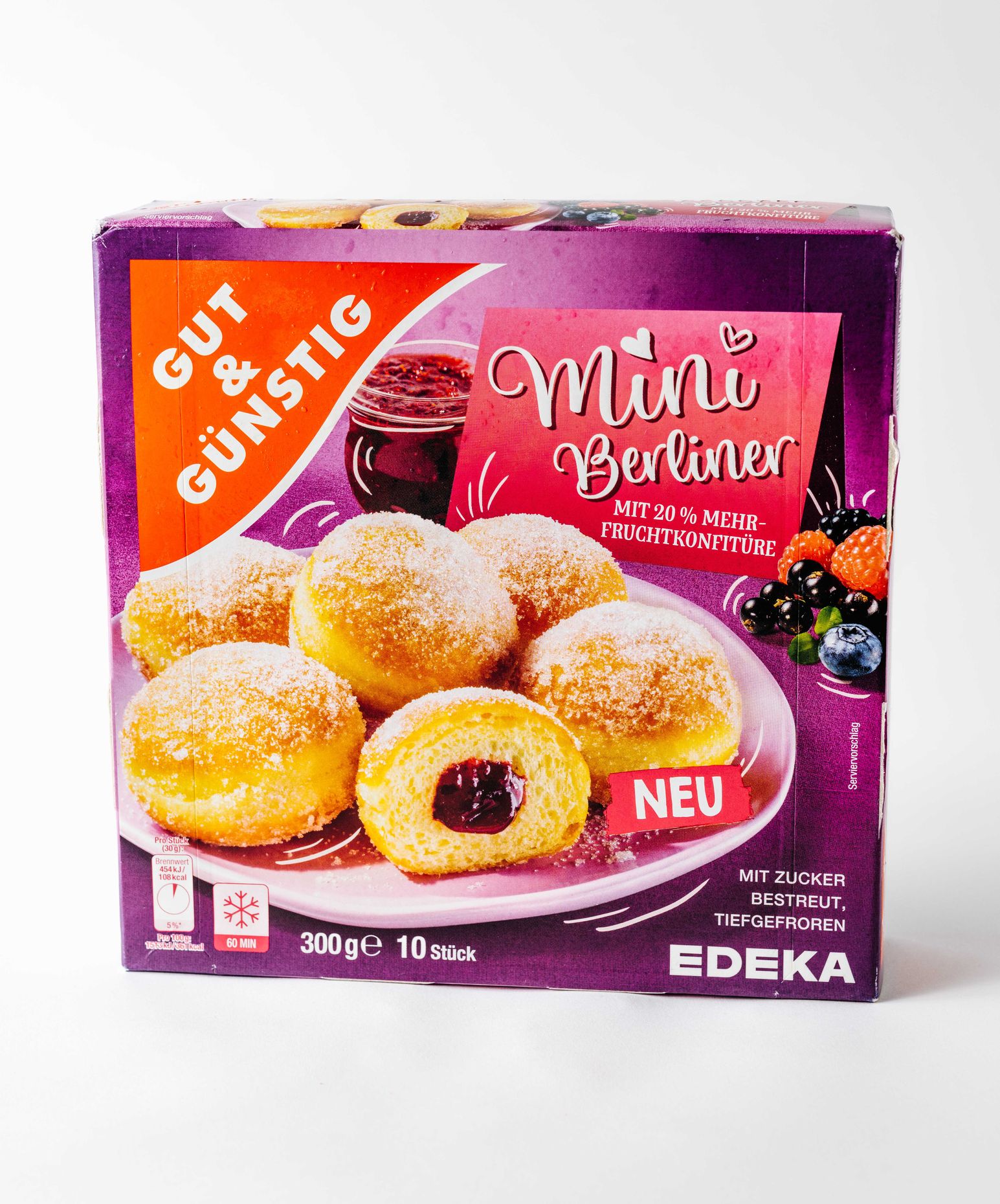 Gut & Günstig Frozen Mini Berliner