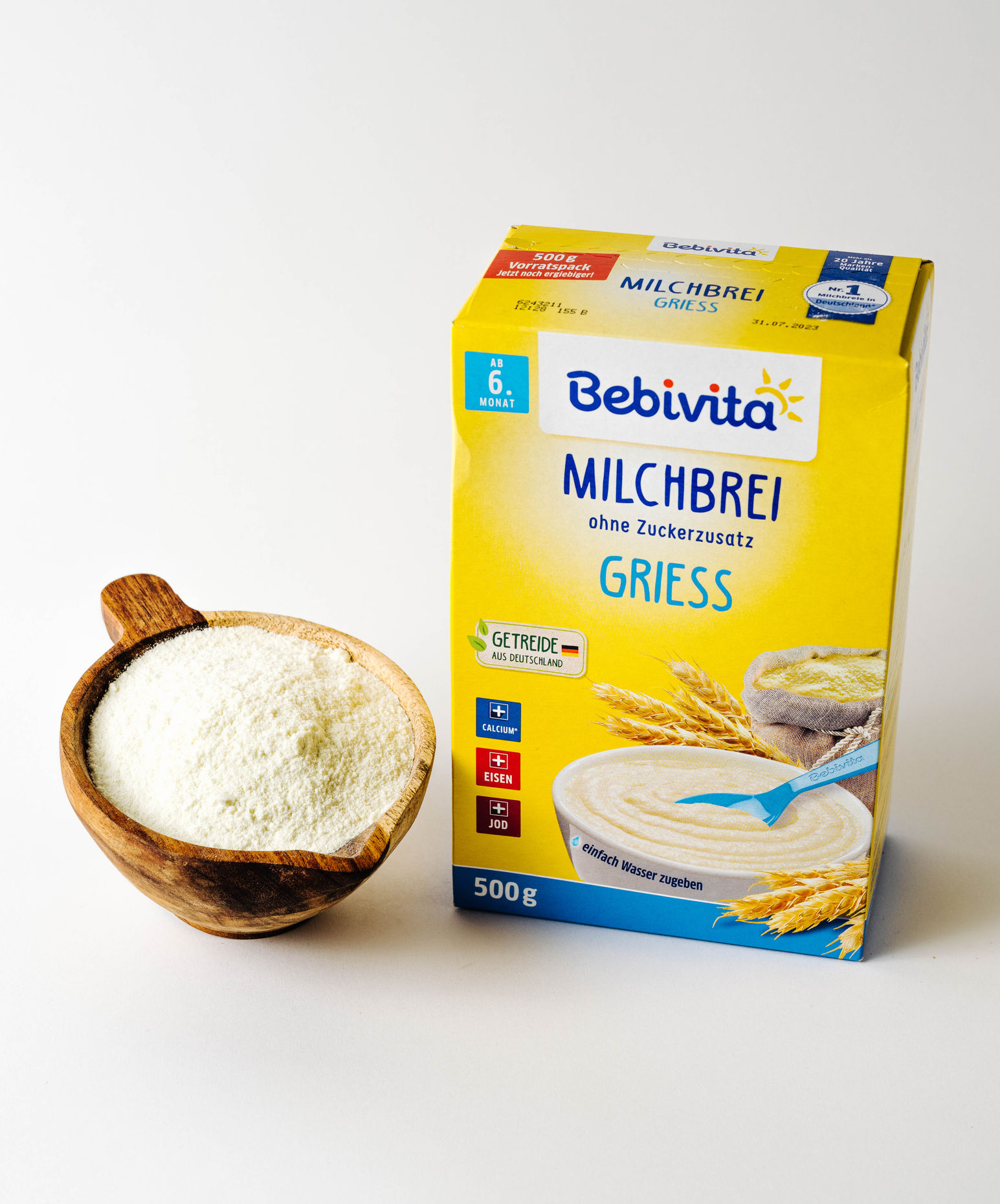 Bebivita Baby Milk Porridge with Semolina