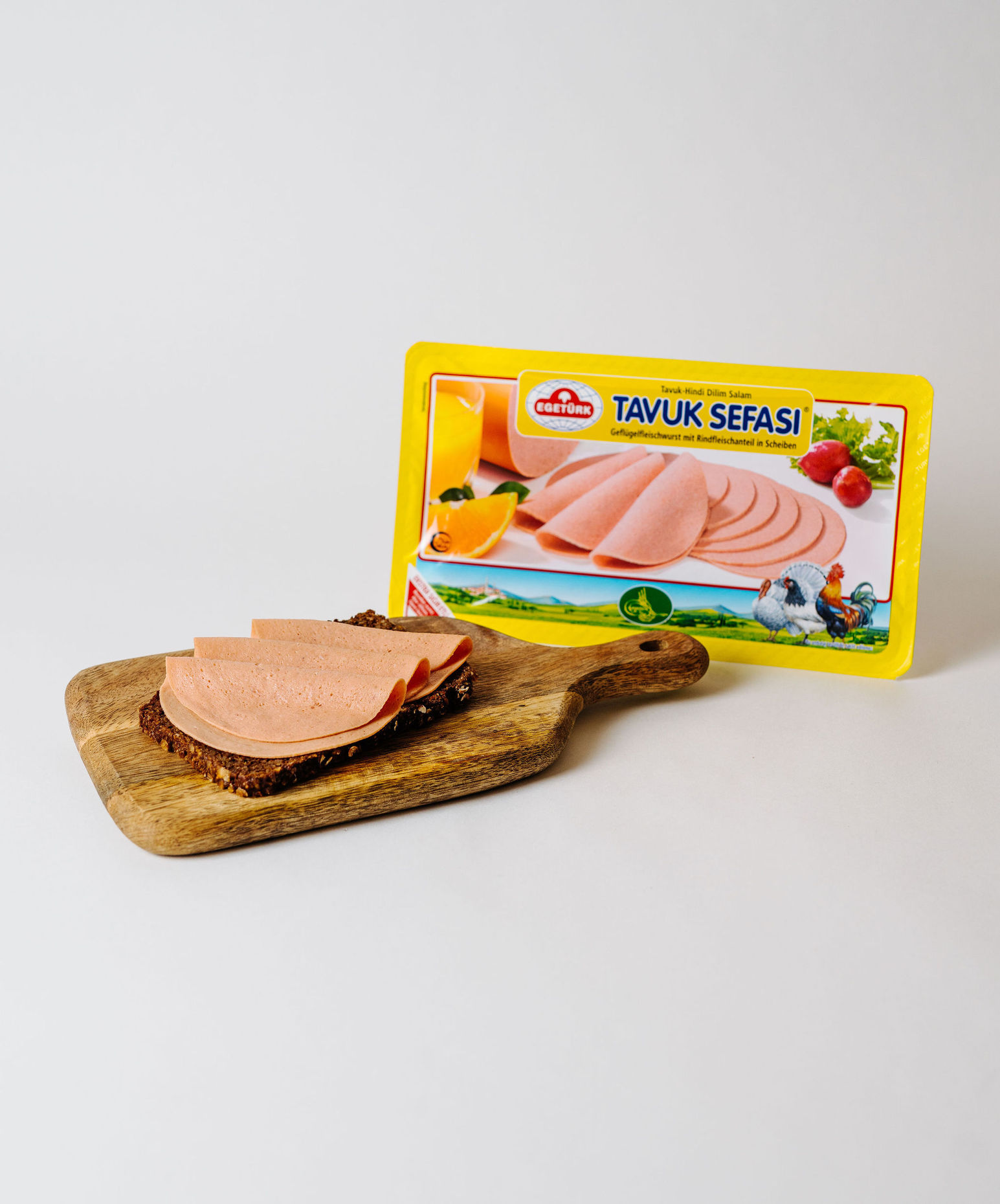 Egetürk Tavuk Sefası Geflügelwurst in Scheiben