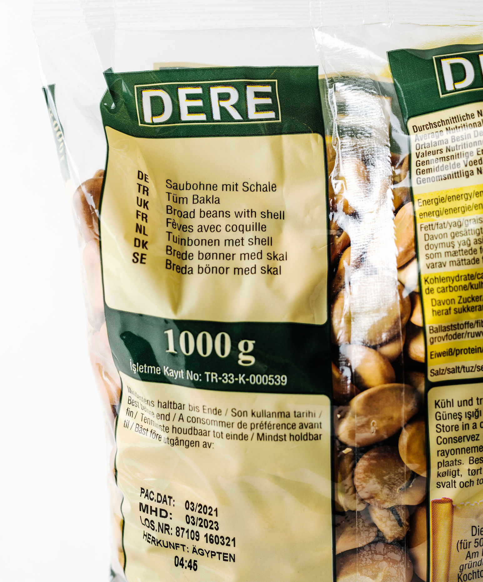 Dere Dried Fava Beans 