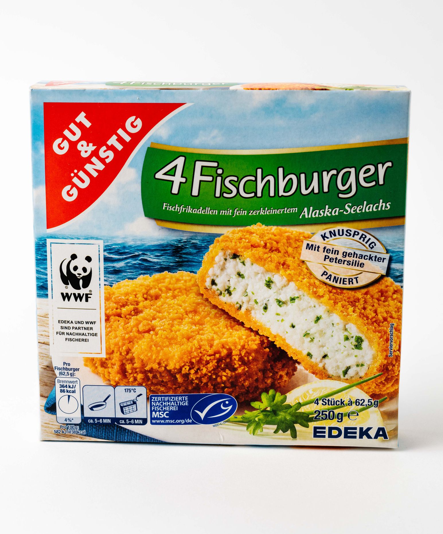 Gut & Günstig Frozen Fish Burger