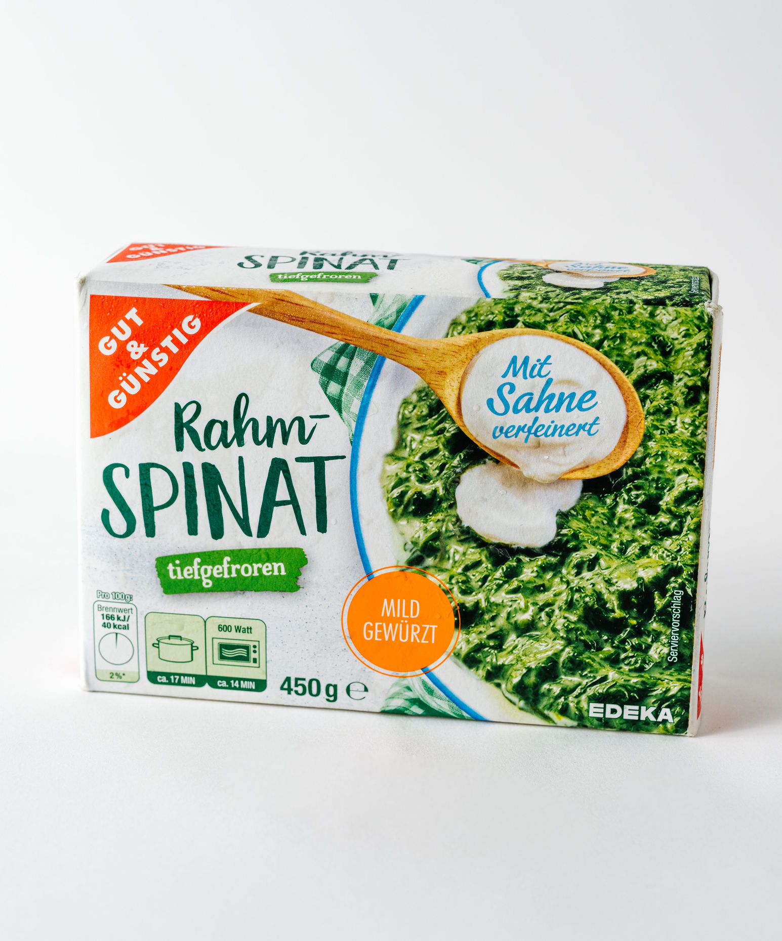 Gut & Günstig Frozen Spinach