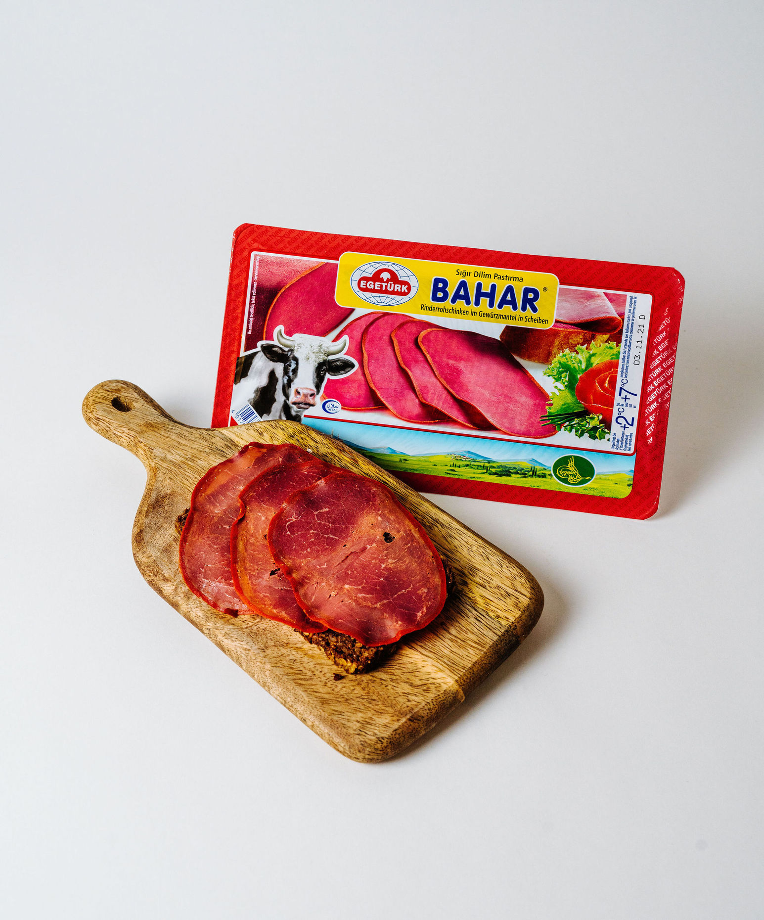 Egetürk Bahar Pastrami in Scheiben