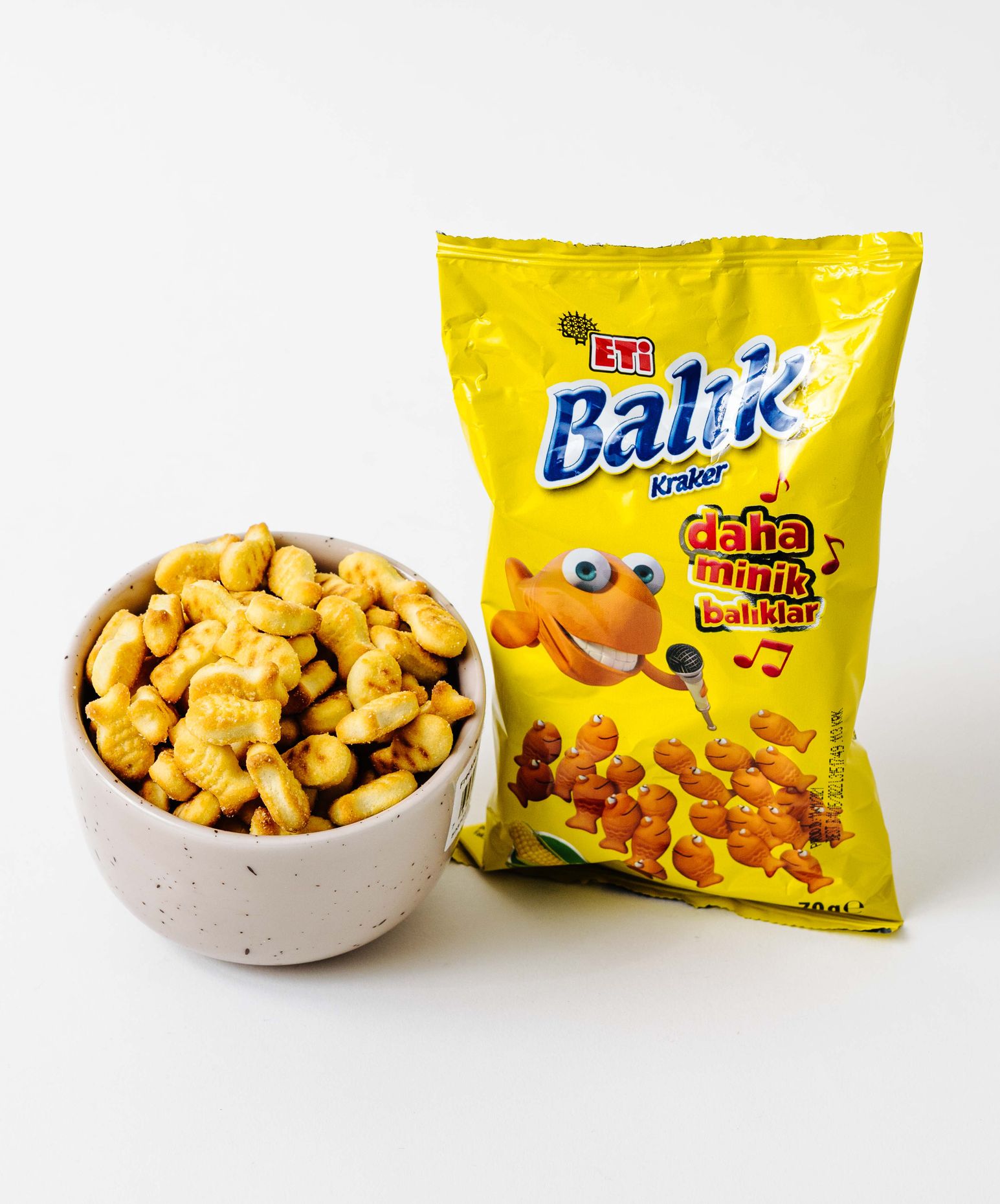 Eti Balik Fish Pretzel with Corn Flavor