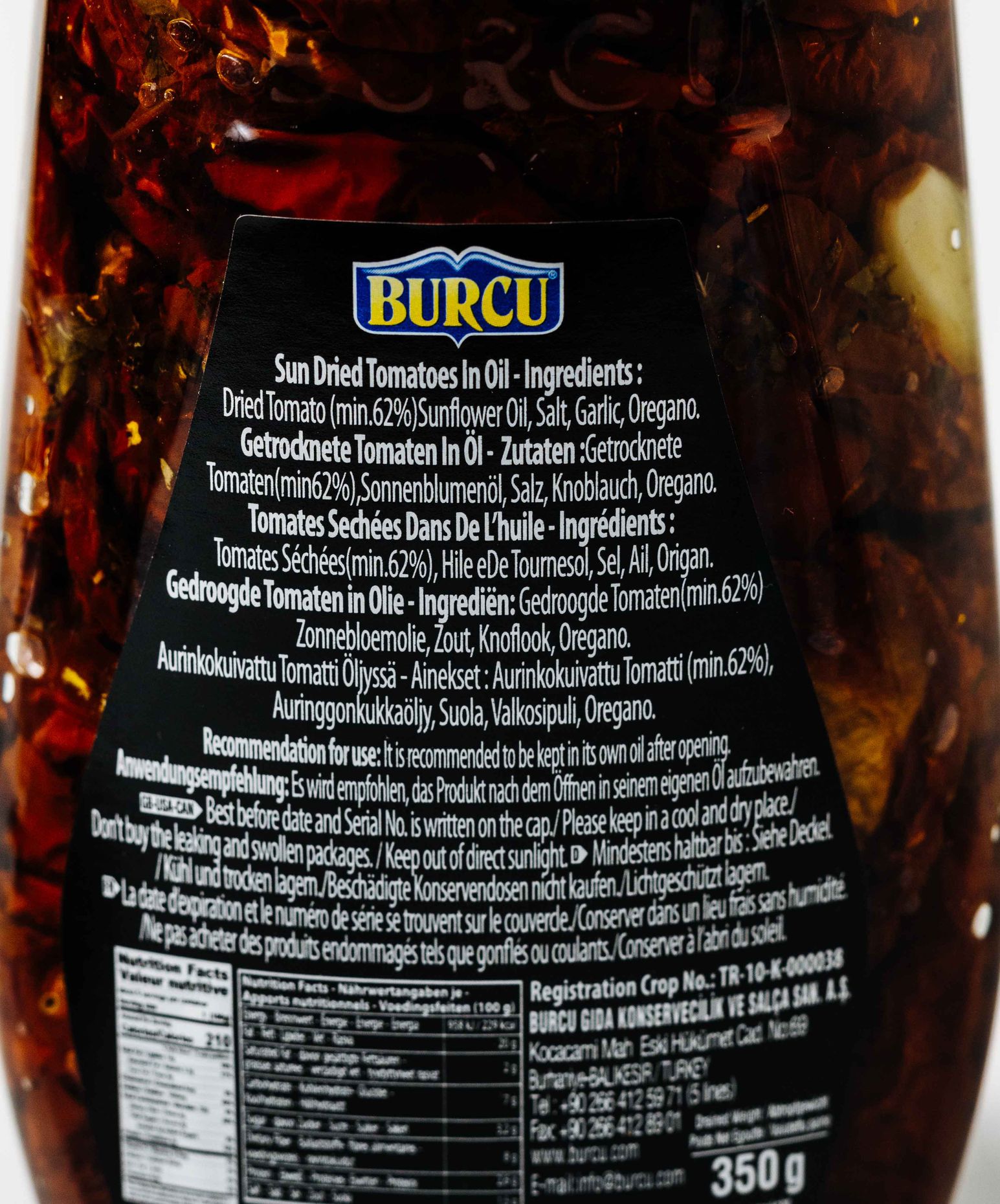 Burcu Sun Dried Tomato in Oil