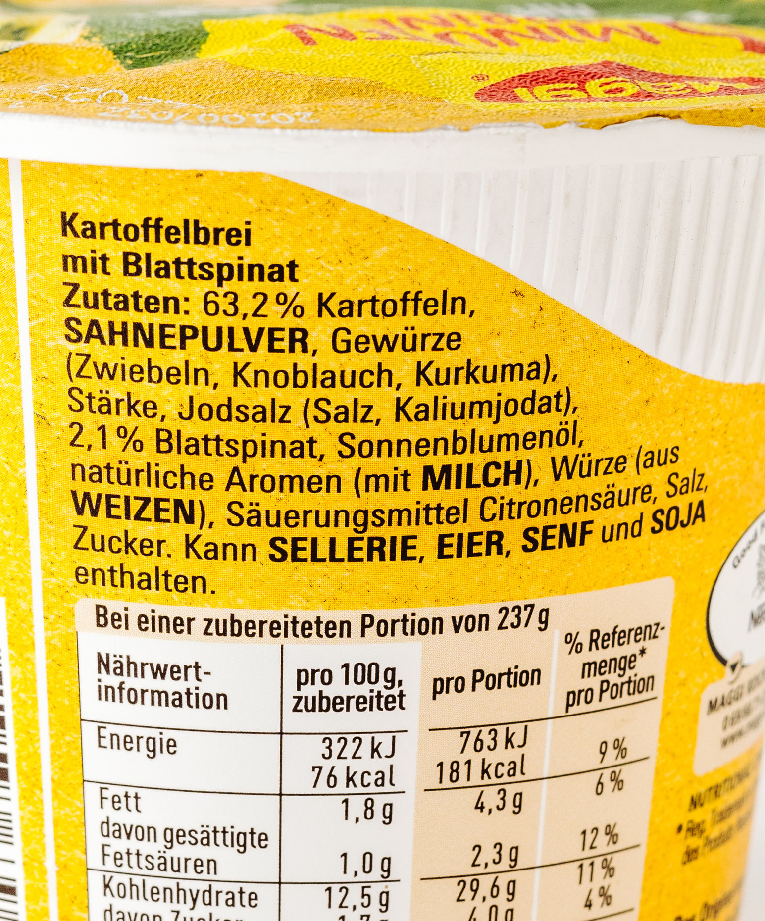 Maggi Kartoffelpüree