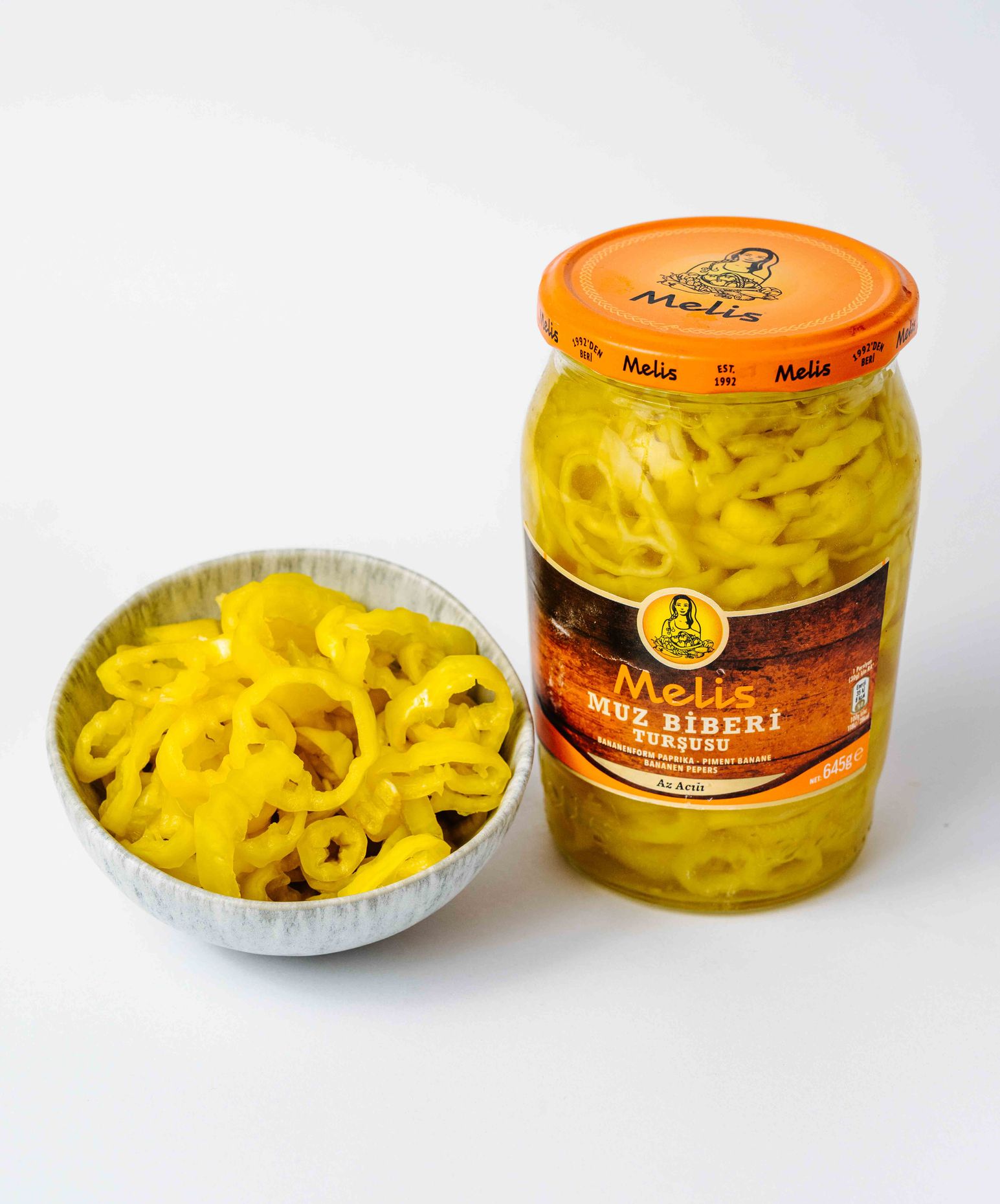 Melis Pickled Yellow Banana Peppers