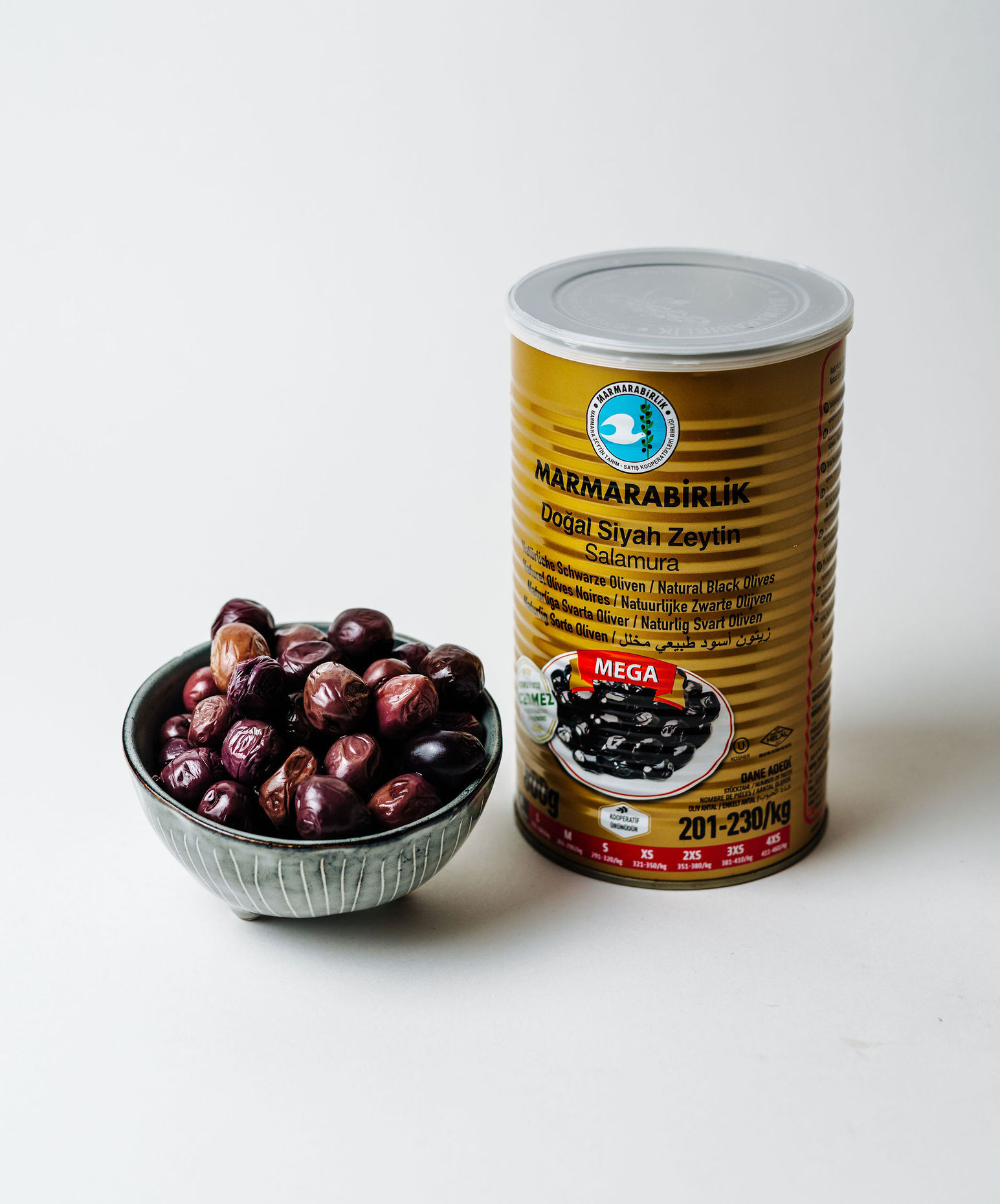 Marmara Birlik Mega Natural Black Olives