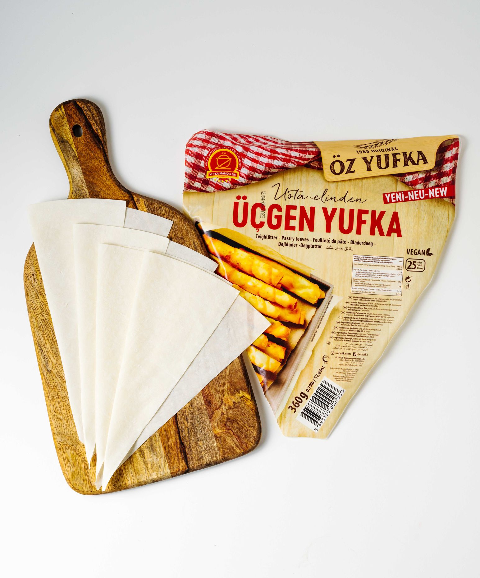 Öz Yufka  Triangular Yufka Pastry Sheets