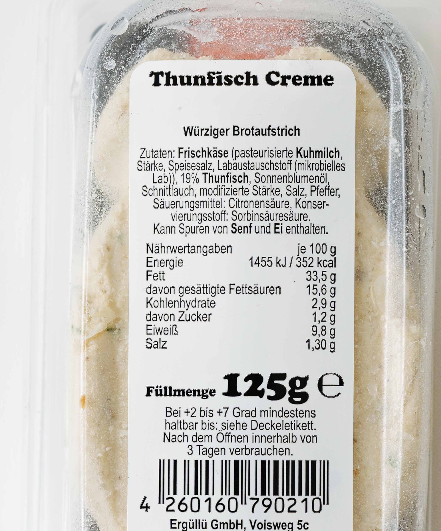 Ergullü Thunfischcreme