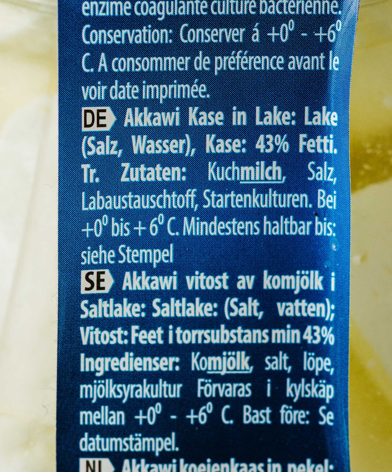 AlRaii Akkawi Käse