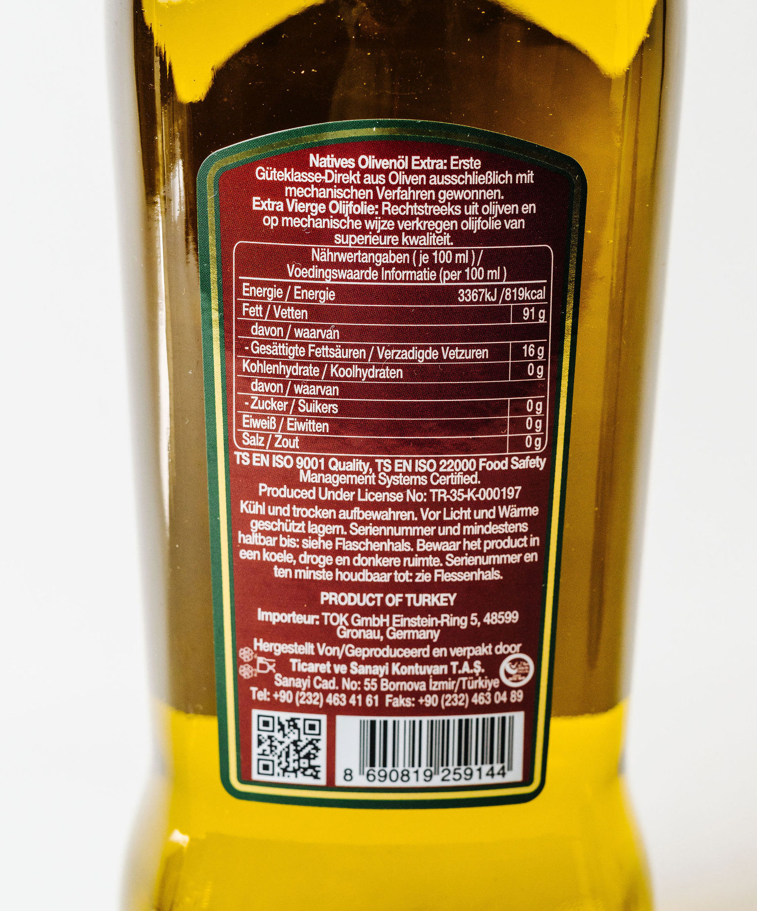 Kristal Extra Virgin Olive Oil 