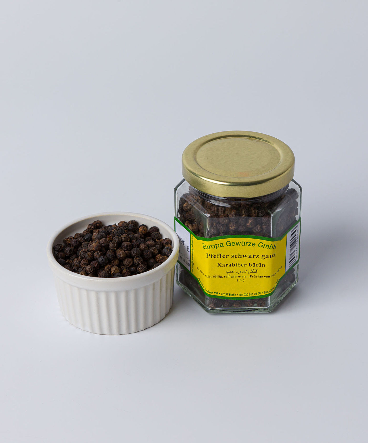 Europa Gewürze Black Pepper Whole