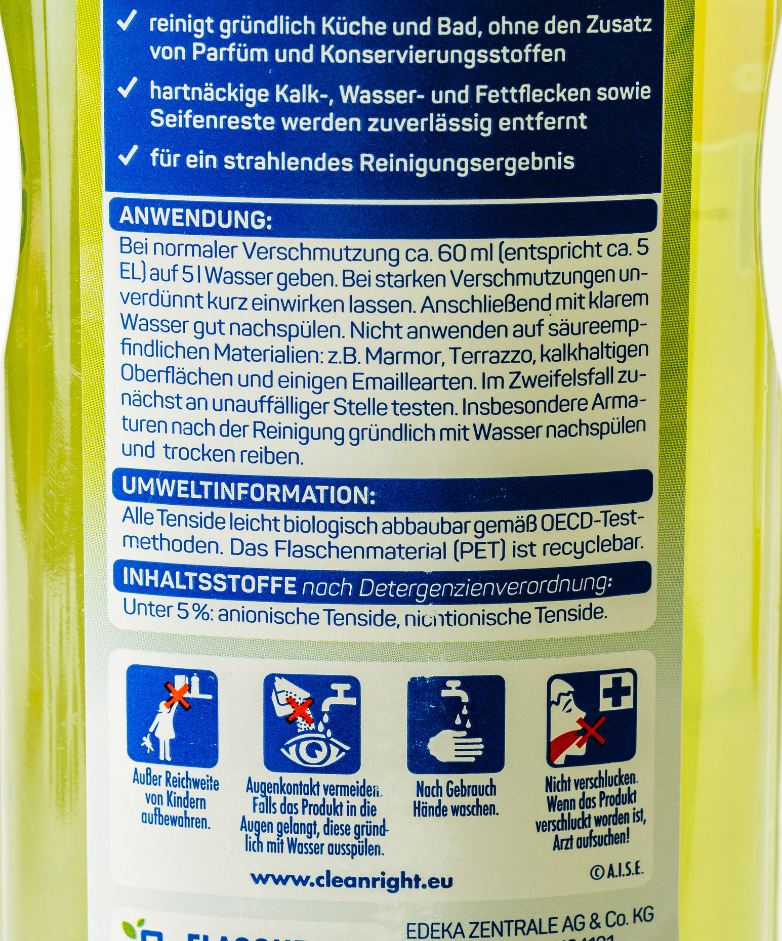 Gut & Günstig Acetic Cleaner