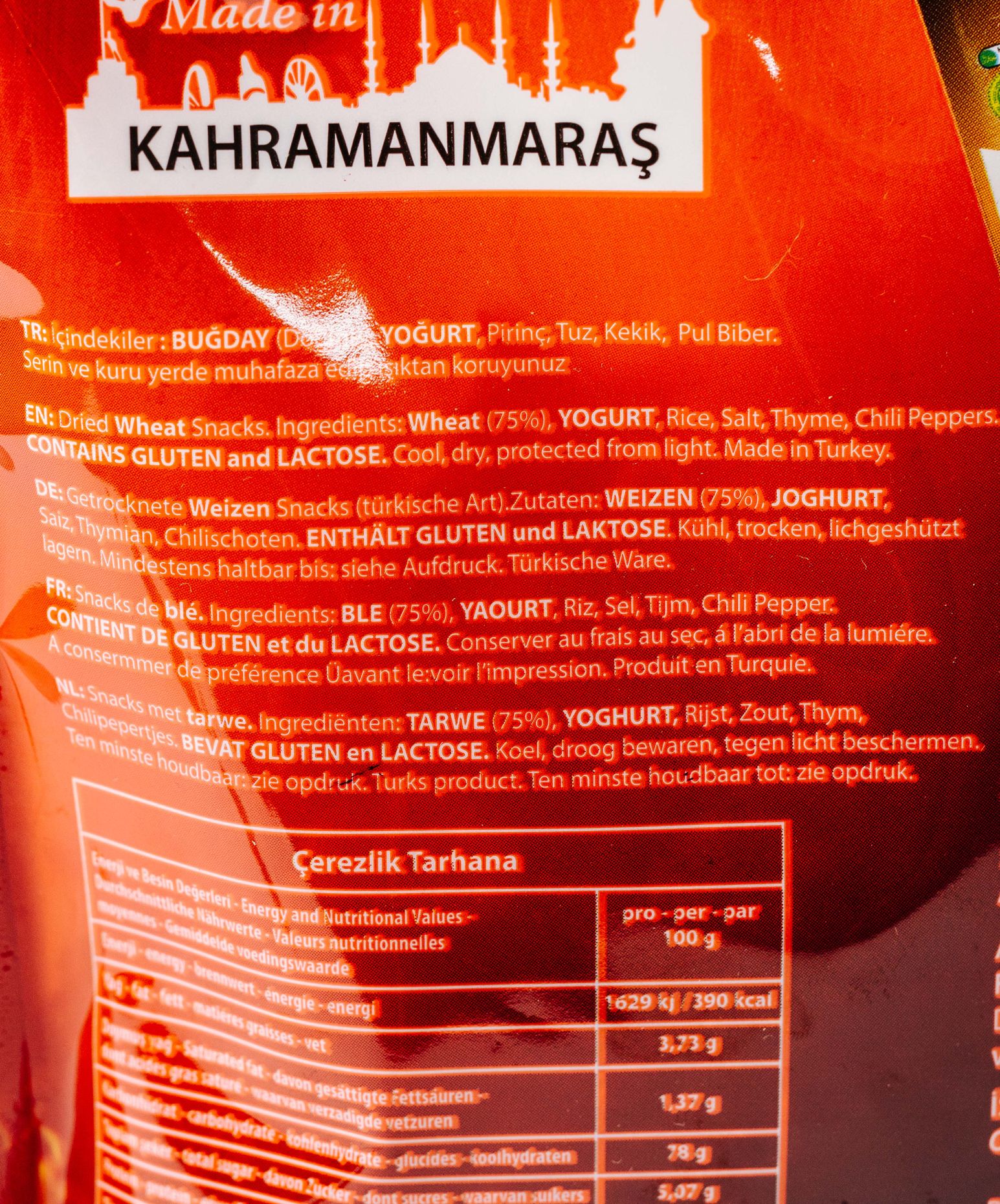 Hasiroglu Tarhana Spicy Chips 