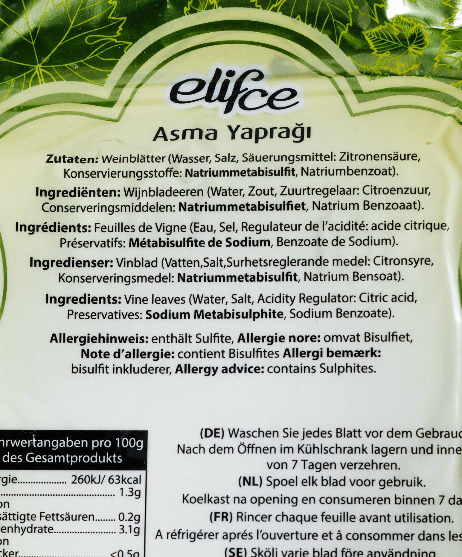 Elifce Grape Leaves