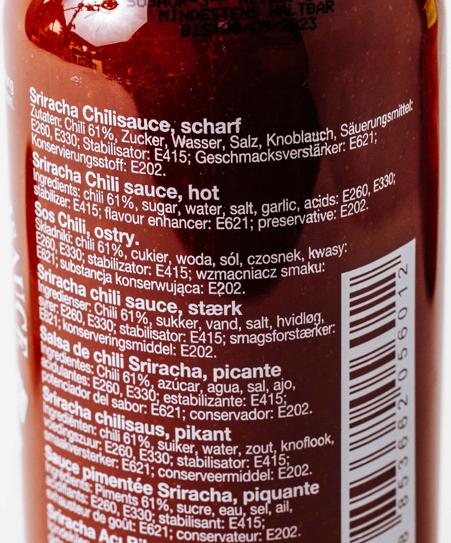 Flying goose brand Scharfe Chilisauce