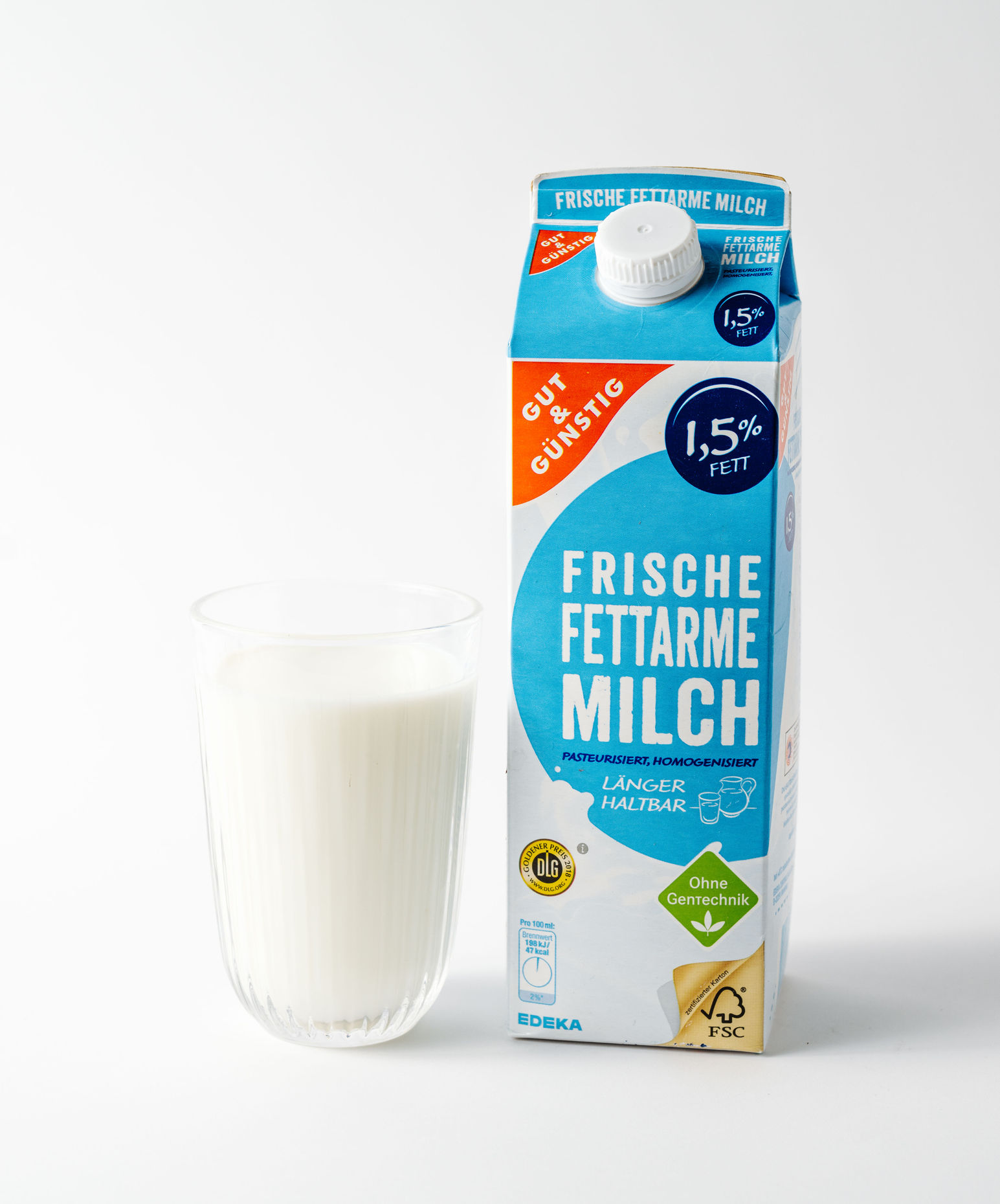 Gut & Günstig Frische Milch 1,5 % Fett