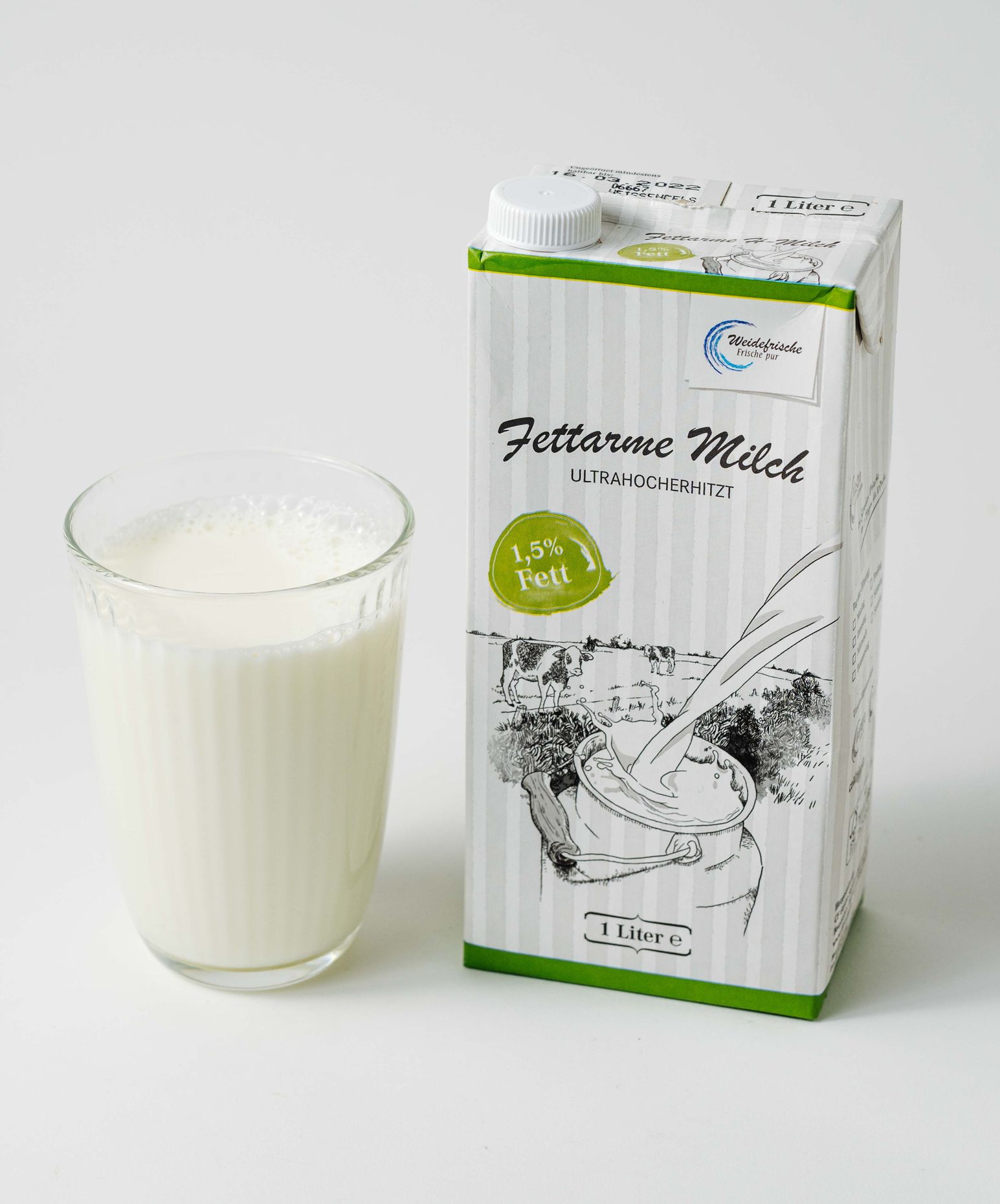 Weidenfrische Fettarme Milch UHT 1,5%