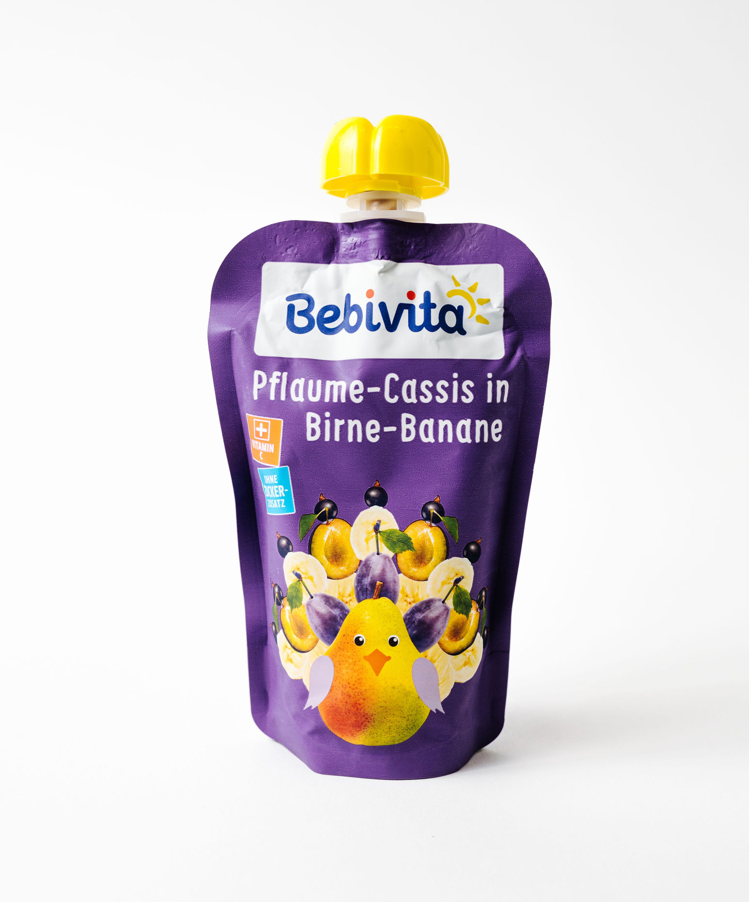 Bebivita Pflaume-Cassis in Banane und Torf