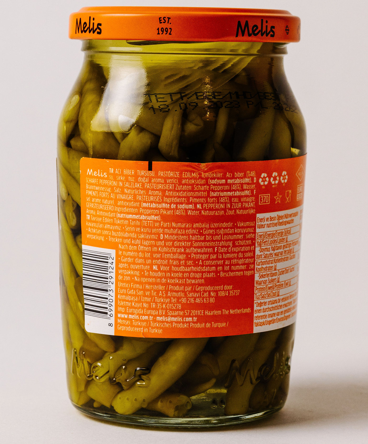 Melis Hot Mini Peperoni Pickles