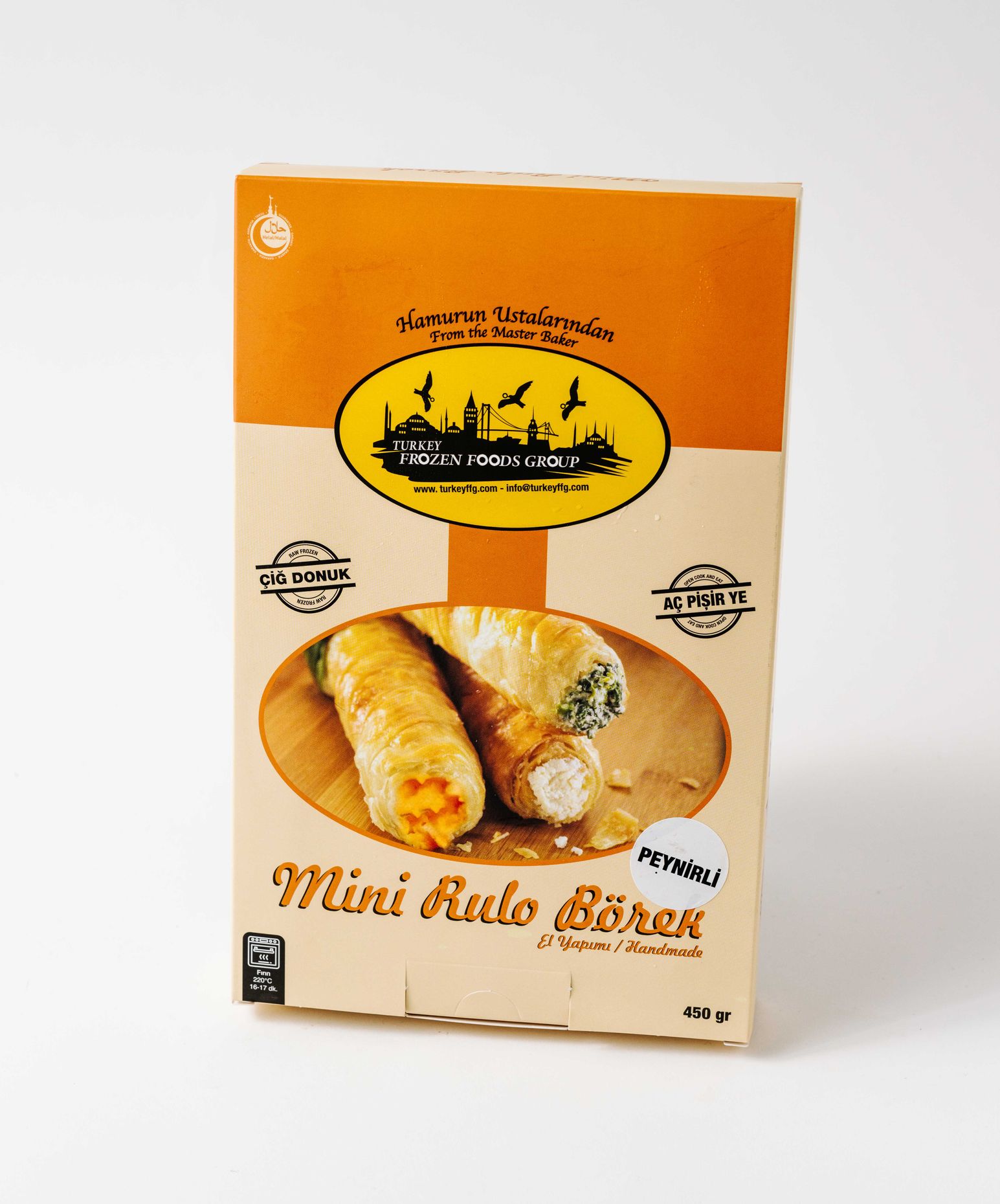 Turkey Frozen Foods Group  Mini Börek Brötchen mit Käse