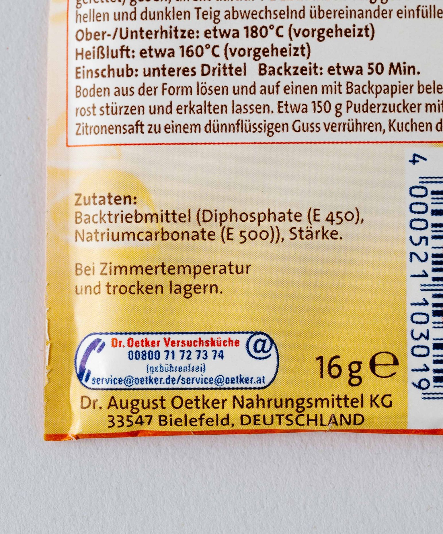 Dr. Oetker Kabartma Tozu