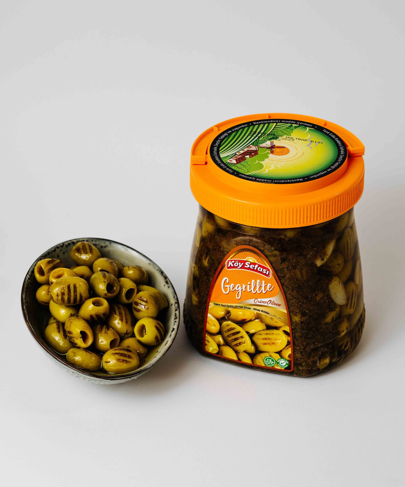 Köy Sefasi Pickled Green Olives