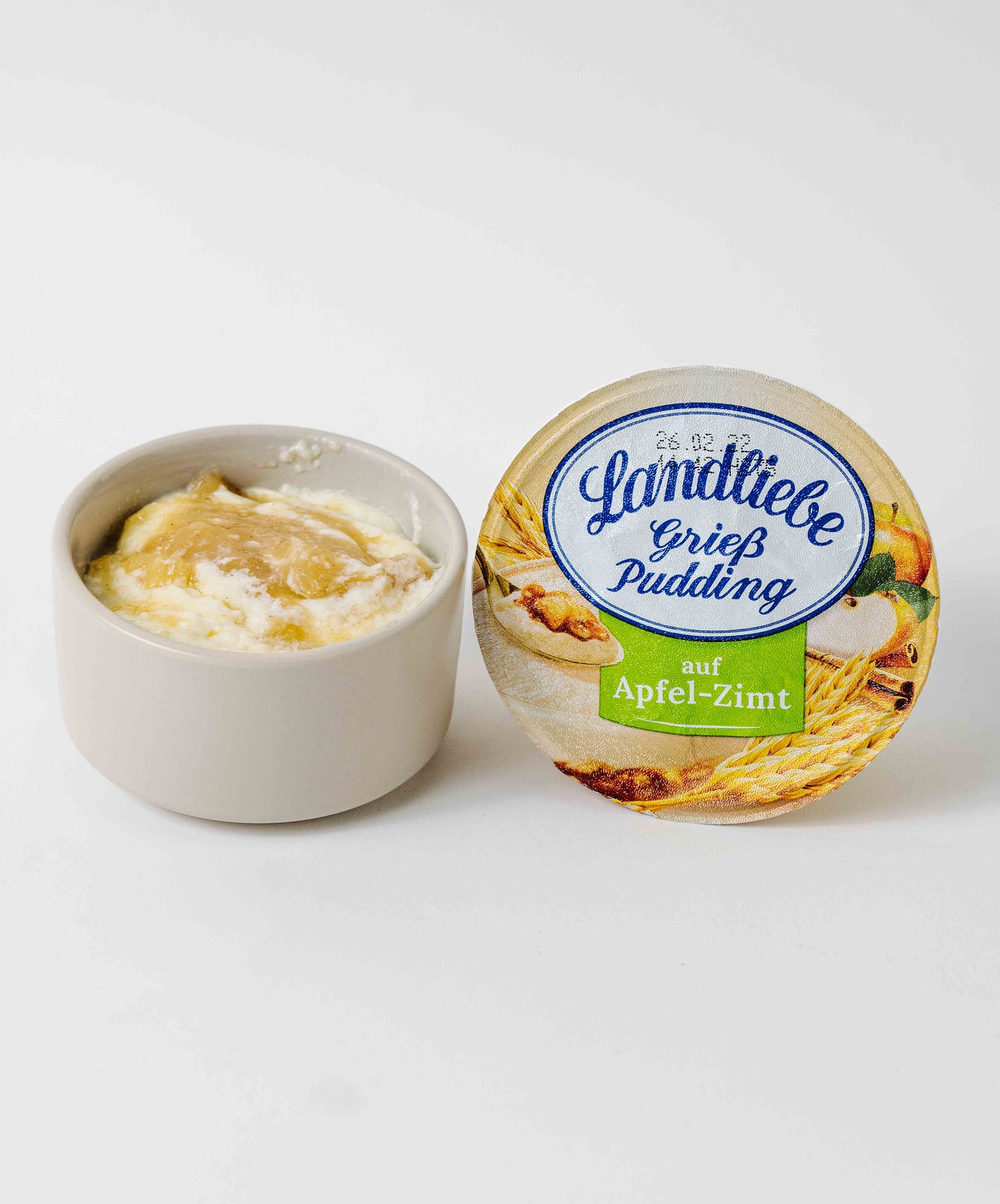 Landliebe Apfel-Zimt Pudding