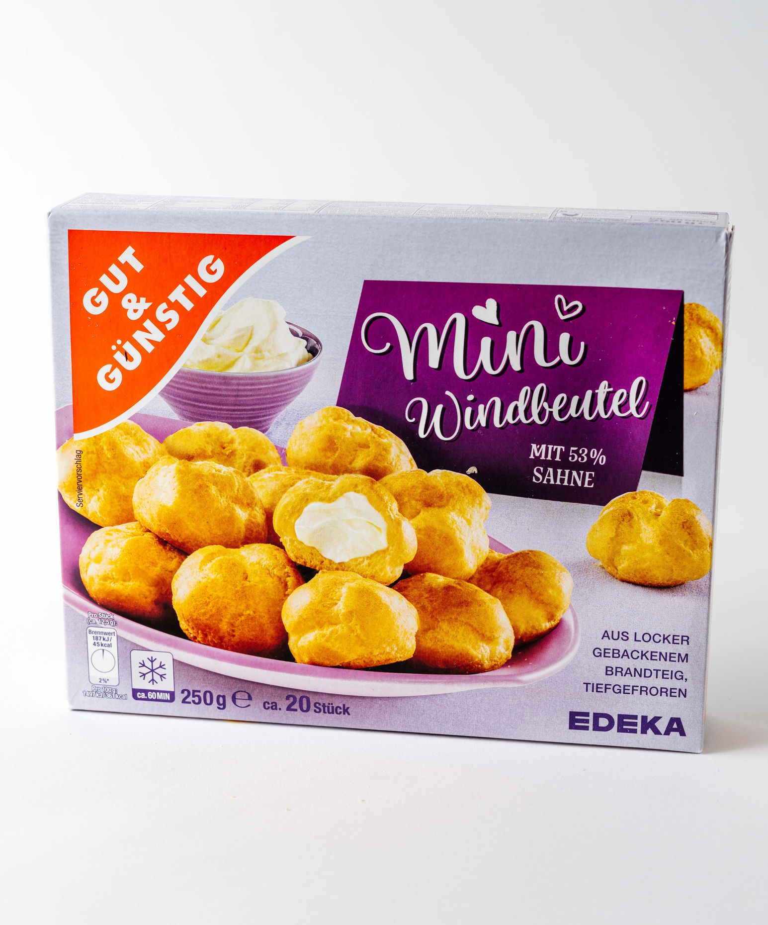 Gut & Günstig Mini Cream Puffs