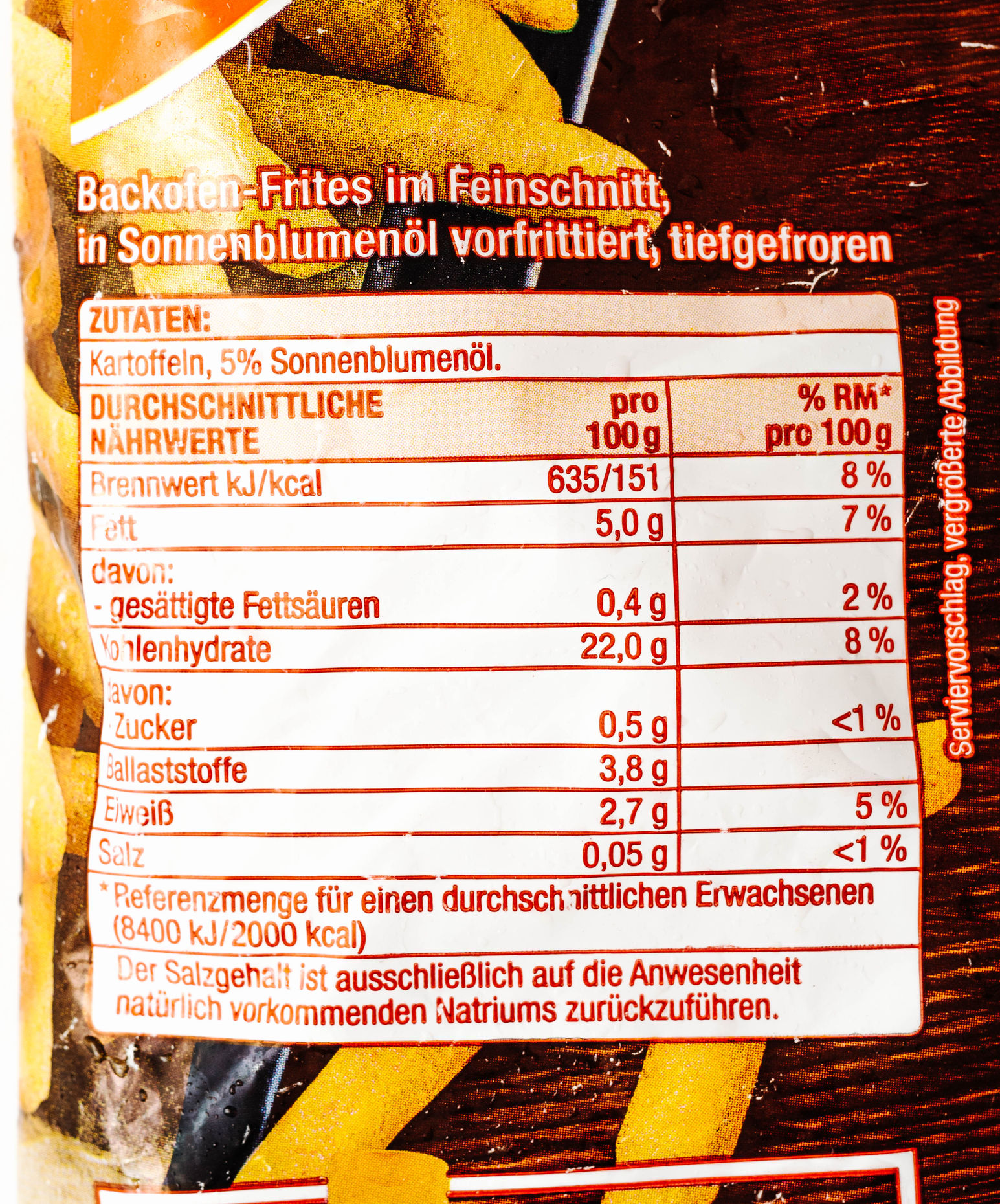 Gut & Günstig Gefrorene Pommes frites