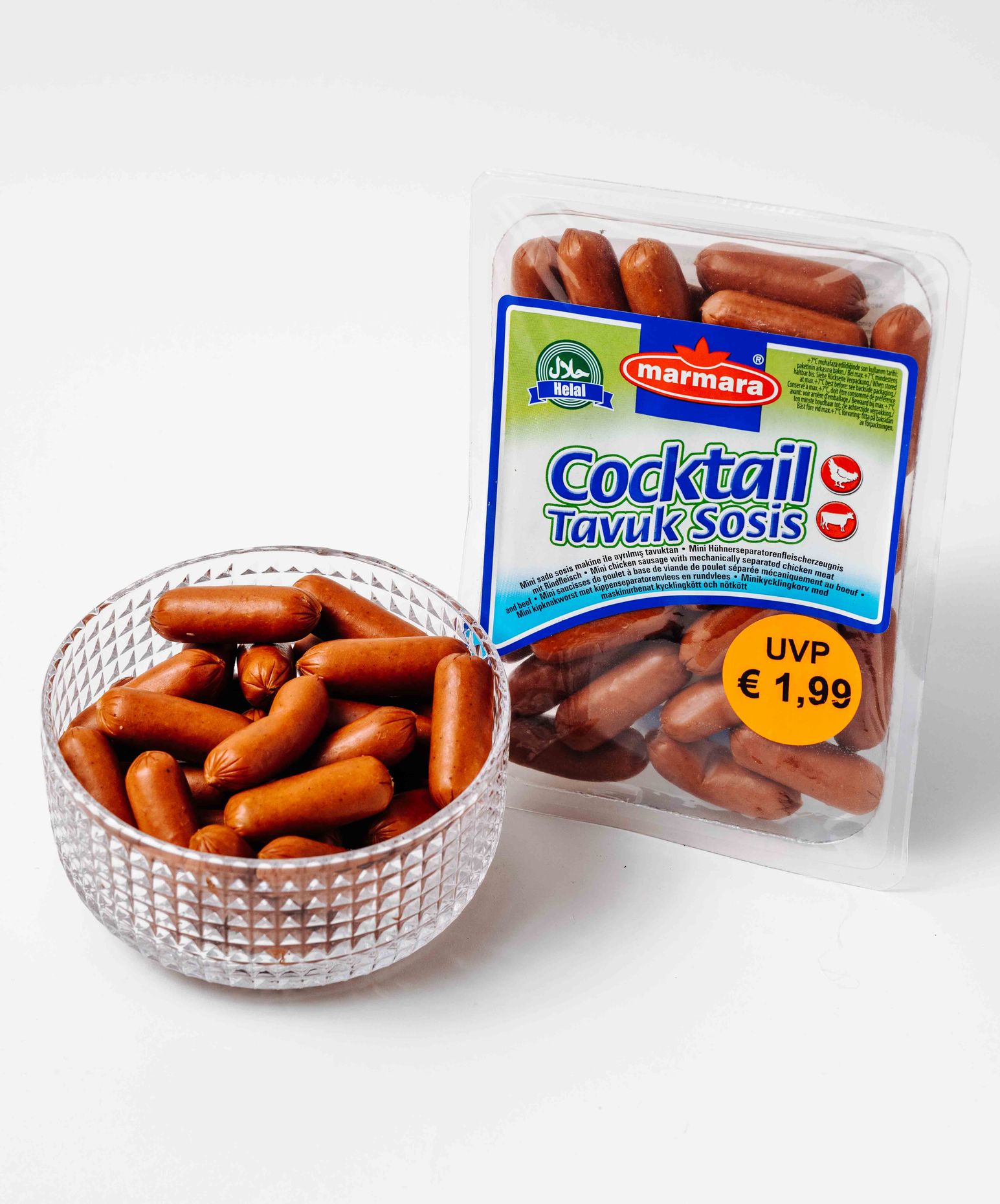 Marmara Cocktail-Hotdogs, Huhn