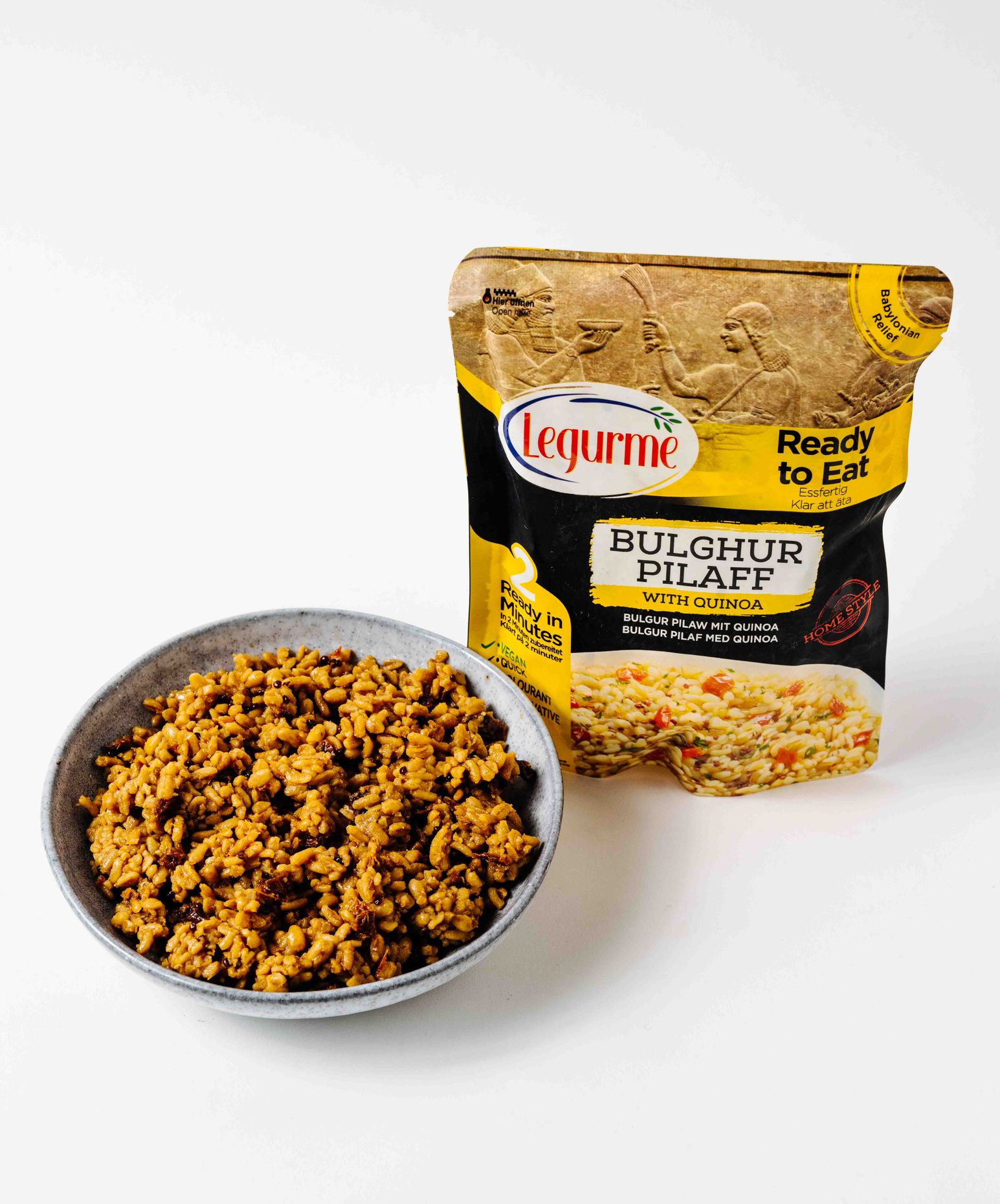 Legurme Quinoa ile Bulgur Pilaff