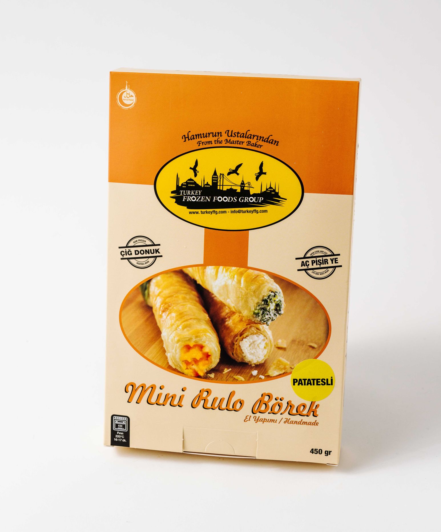 Turkey Frozen Foods Group  Mini Börek Brötchen mit Kartoffel