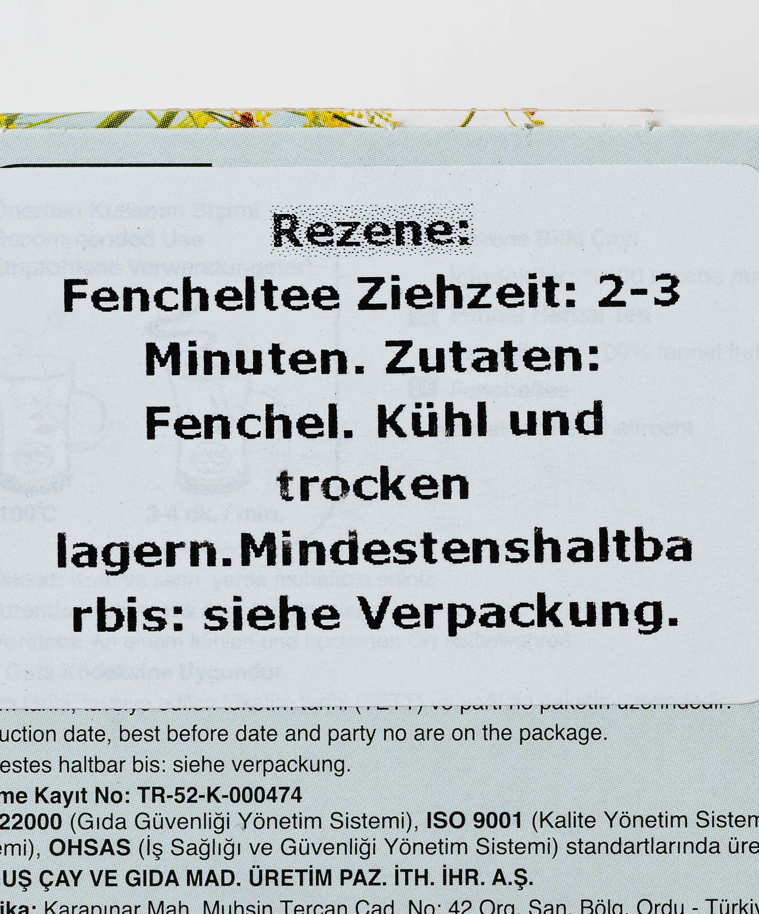 Dogus  Fenchel Tee