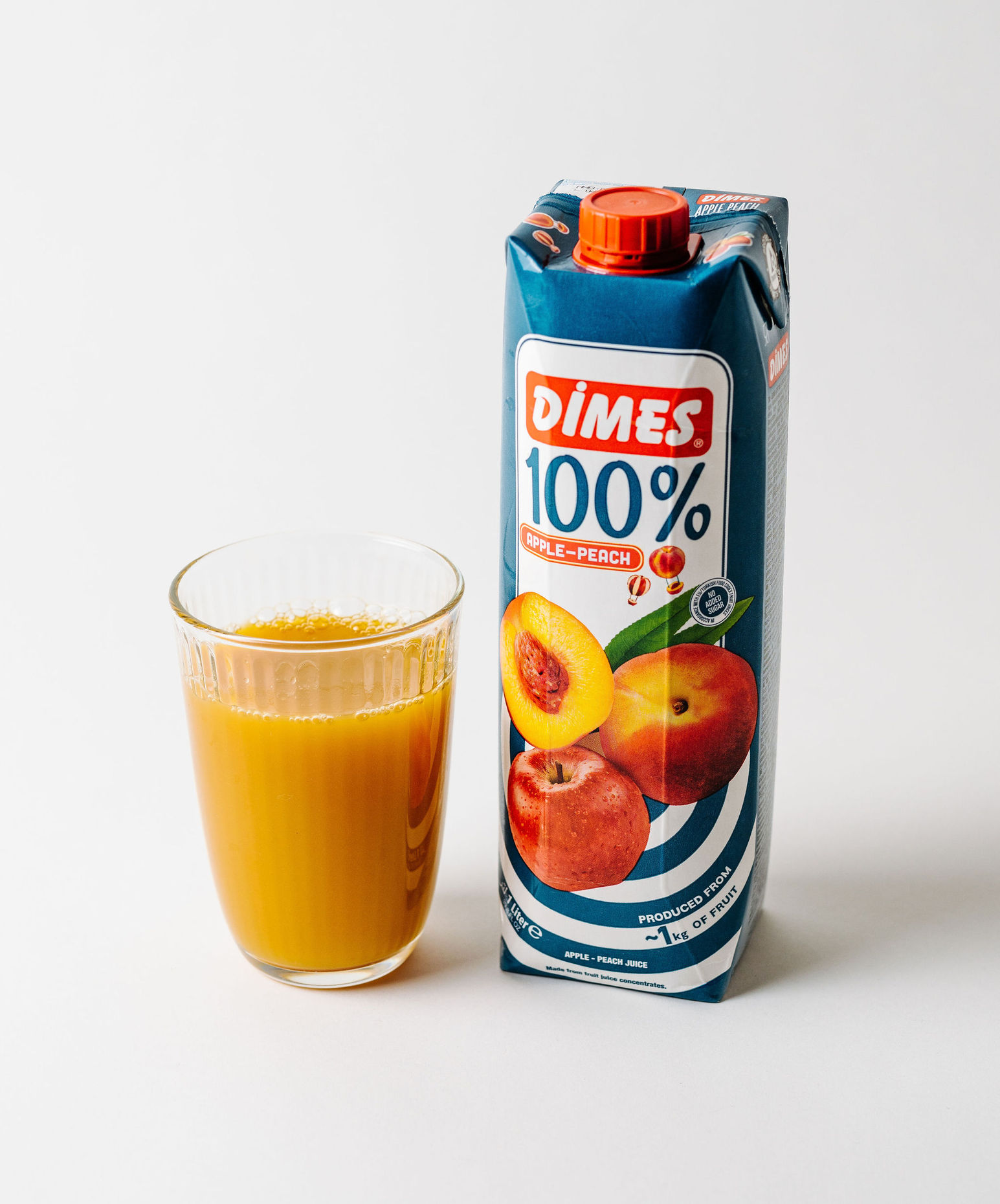 Dimes Fruit Juice Apple-Peach 100%