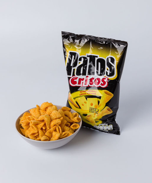 Patos Mais-Chips mit Käse