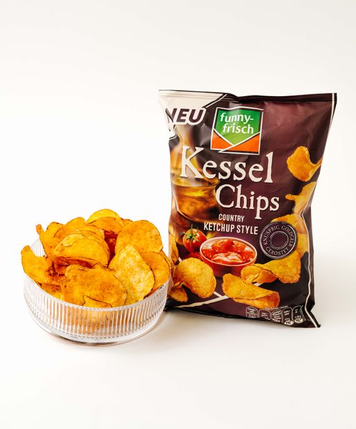 Funny Frisch Country Ketchup Style Chips