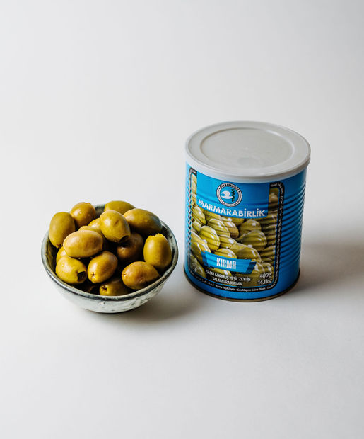 Marmara Birlik Scratched Natural Green Olives