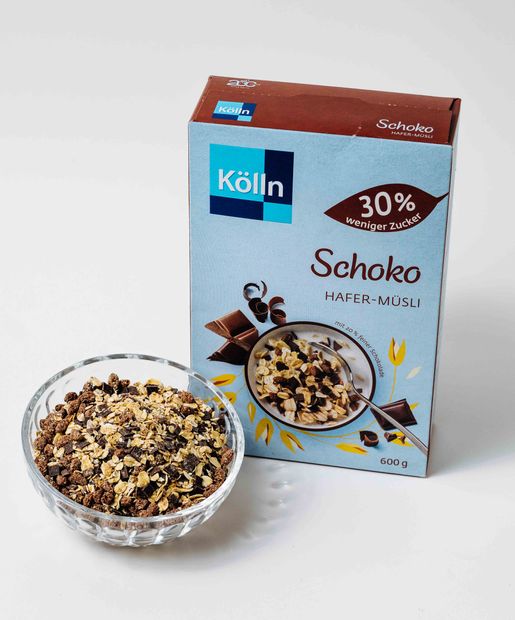 Kölln Müsli Schokolade mit Zucker