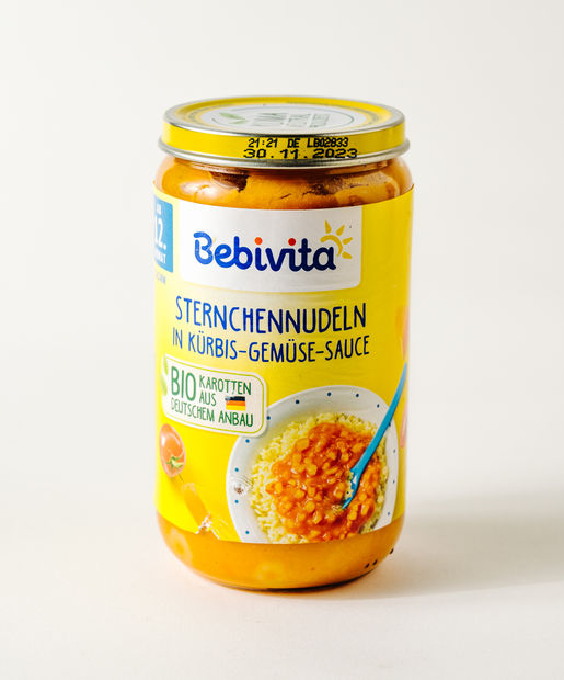 Bebivita Star Noodles in Pumpkin Vegetable Sauce