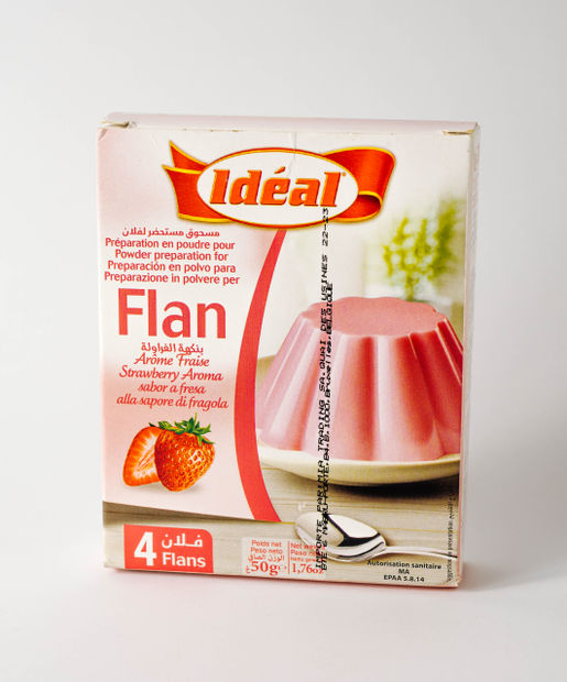 Ideal Strawberry Flan 