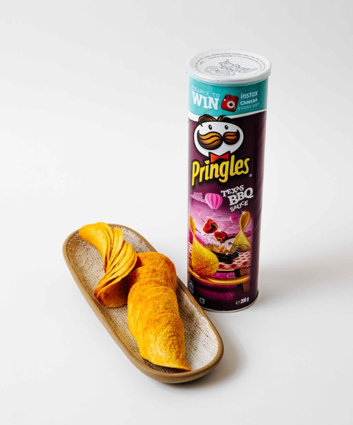 Pringles Patates Cipsi Teksas Barbekü sosu