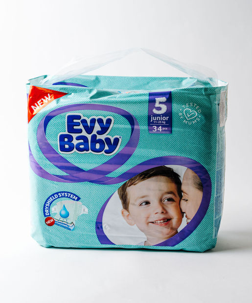 Evy Baby Baby Diapers Junior No:5